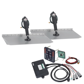 Lenco 12" x 18" Standard Trim Tab Kit w/LED Indicator Switch Kit 12V