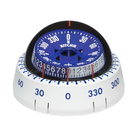 Ritchie XP-98W X-Port Tactician&#153; Compass - Surface Mount - White