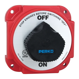 Perko 9703DP Heavy Duty Battery Disconnect Switch w/ Alternator Field Disconnect