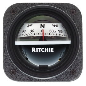 Ritchie V-537W Explorer Compass - Bulkhead Mount - White Dial