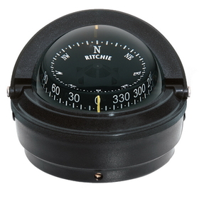 Ritchie S-87 Voyager Compass - Surface Mount - Black