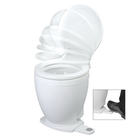 Jabsco Lite Flush 12V Toilet w/Footswitch