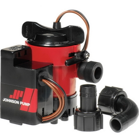 Johnson Pump 500GPH Auto Bilge Pump 3/4" 12V Mag Switch