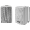 FUSION 4" Compact Marine Box Speaker - (Pair) White