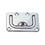 Perko Flush Lifting Handle - Chrome Plated Zinc - 3" x 2-&#188;"