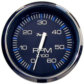 Faria Chesapeake Black 4" Tachometer - 6000 RPM (Gas) (Inboard &amp; I/O)