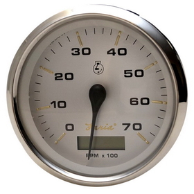 Faria Kronos 4" Tachometer w/Hourmeter - 7,000 RPM (Gas - Outboard)