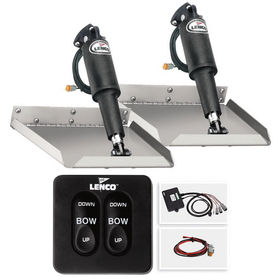 Lenco 9" x 12" Edge Mount Kit w/Standard Tactile Switch Kit