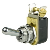 BEP SPST Chrome Plated Toggle Switch - 11/16