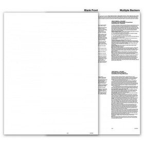 ComplyRight 5104BTAX1 1099 Blank W/Multiple 1099 Backers Cut Sheet (Form Smart) (500 Forms/Ctn)