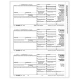 ComplyRight 5114B 1099-MISC, Rec Copy B, Payer/State Copy C & State/Extra File Copy (500 Forms)