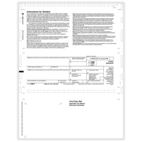 ComplyRight 5117 1098-T, Copy B, Z-Fold, 11" (500 Forms)