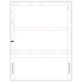 ComplyRight 5119 1099, 3-Up Horizontal, Z-Fold, 11" (500 Forms)