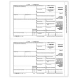ComplyRight 5122B 1099-INT, 2-Up, Payer or State Copy C (1,000 Forms)