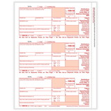 ComplyRight 5123 1099-SA, 3-Up, Federal Copy A (Distribution From a HSA, Archer MSA or Medicare Advantage MSA)