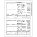 ComplyRight 5141B 1099-R, 2-Up, Recipient Copy B (1,000 Forms)