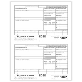 ComplyRight 5203 W-2 Employee Copy 2 or C