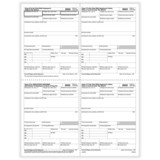 ComplyRight 5205AB W-2, 4-Up Box, Employee Copy B, C, 2 and 2 or Extra Copy (P Style) (500 Forms)