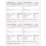 ComplyRight 5205B W-2, 4-Up Box, Employee Copy B, C, 2 and 2 or Extra Copy (500 Forms)