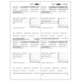 ComplyRight 5216B W-2, 4-Up Box, Employee Copy B, C, 2, 2 or Extra Copy (W Style) (500 Forms)