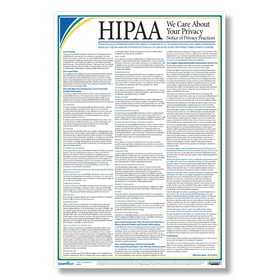 ComplyRight A2123 HIPAA Notice of Privacy Practices Poster