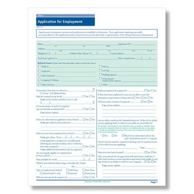 ComplyRight A2179IL Il Job Application-Long Form 50Pk