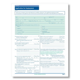 ComplyRight A2179MN Mn Job Application-Long Form 50Pk
