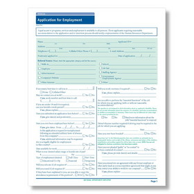 ComplyRight A2179OK Ok Job Application-Long Form 50Pk
