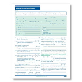ComplyRight A2179OR Or Job Application-Long Form 50Pk