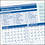ComplyRight A42005015 2021-2022 Fiscal Year Employee Attendance Calendar, Price/Pack of 50