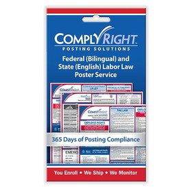 ComplyRight CRPS02 Federal (Bilingual) And State (English) - Poster Service (1 Year)