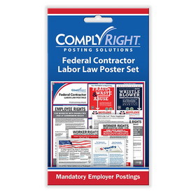 ComplyRight CRPS06 Federal Contractor Labor Law Poster Set - Card