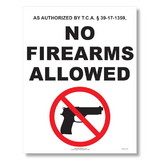 ComplyRight E8077TN Weapons Law Poster - Tennessee