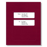 ComplyRight FBU11 Standard Window Burgundy Folder