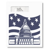 ComplyRight PEB28 Patriotic Flag & Capitol Envelope