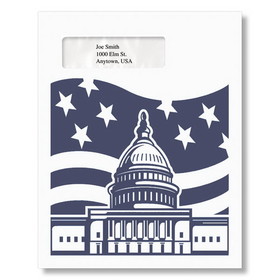 ComplyRight PEB28 Patriotic Flag & Capitol Envelope