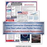 ComplyRight U1200CFS Fed Contractor - General Industry (Eng) - 1-Year Poster Service