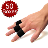 GOGO Wholesale 50 Boxes - 10 pcs/box Finger Brace, Finger Band Protector for Basketball, High-elastic