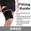 GOGO One Pair Latex Free Neoprene Thigh Trimmers Wrap Strap