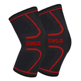 GOGO 1 Pair Knee Brace Compression Sleeve Strap Support for Running