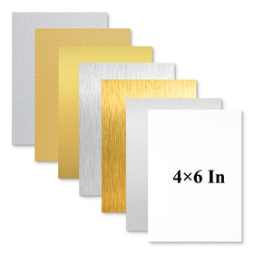 Muka 20PCS 4X6 In Sublimation Blank Aluminum Sheets, Heat Transfer Metal Plate for Photo Corners, Metal Sign, Poster