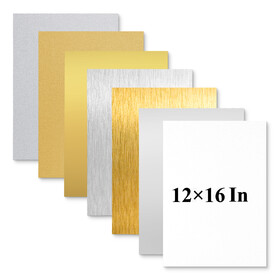 Muka 10Pcs 12X16 In Sublimation Blank Aluminum Sheets, Heat Transfer Metal Plate for Photo Corners, Metal Sign, Poster