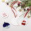 Muka 20Pcs Double-Sided Custom MDF Sublimation Christmas Decorations, Party Decorations, Wedding Decor, with Red Ribbons