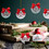 Muka 10Pcs Acrylic Sublimation Custom Christmas Ornament, Christmas Decorations, Party Decor, Wedding Decor, with Red Bow