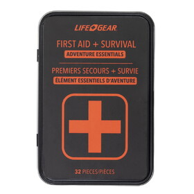 LifeGear 41-3803 First Aid + Survival Adventure Essentials Tin