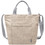 TOPTIE Canvas Tote Shoulder Bag Handle Purse Satchel Hobo Bag, Beige Crossbody Bag for School Work Shopping