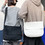 TOPTIE Classic Canvas Messenger Bag, Black Canvas Shoulder Bag Side Bag for Men and Women