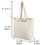 TOPTIE Heavy Canvas Tote Bag with Sides Patch Pockets, Large Shoulder Bag for School, Beach, Grocery Shopping