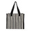 TOPTIE Striped Tote Bag with Reinforced Canvas, Reusable Grocery Shopping Bags Heavy Duty Handles