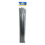 Surtek 114217 Plastic Zip Ties 450 X 4.8 Mm, Tension 27 Kg 25 Piece, Black Color